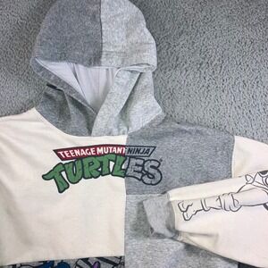 Nickelodeon TMNT Teenage Mutant Ninja Turtles Colorblock Graphic Hoodie Men XL